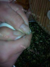 自己做的韭菜饺子做法图解9)