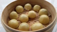 美味的黄米面粘豆包做法图解6)