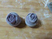 紫薯玫瑰花馒头的做法图解十六