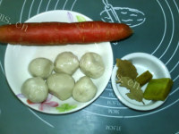 美味的咖喱鱼丸做法图解1)
