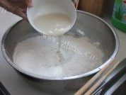 自己做的豇豆猪肉包做法图解2)