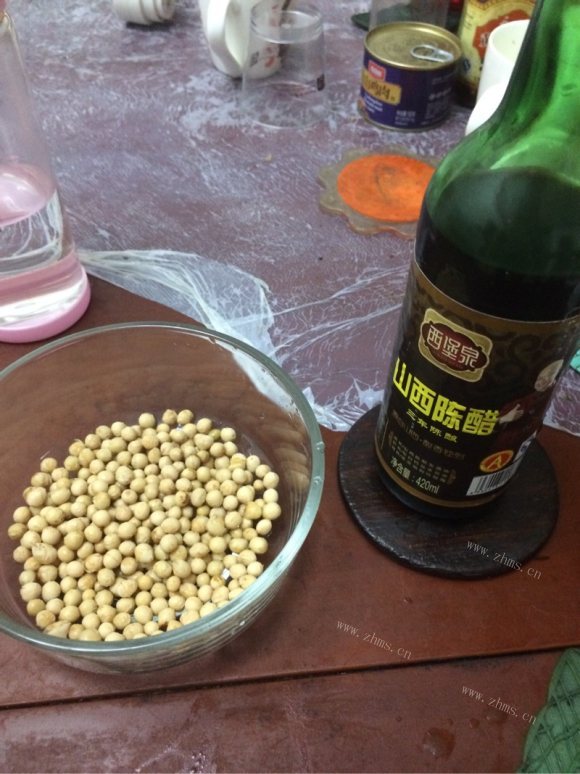 美味佳肴般的醋泡黄豆