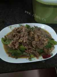 家常菜甜椒炒肉片