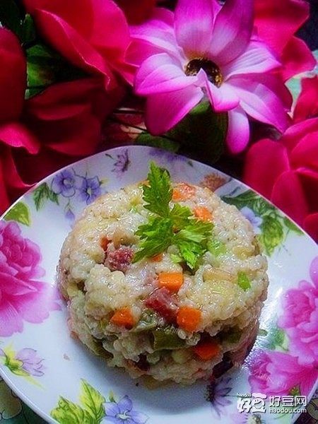 豆角腊肠焖饭