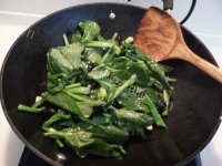 家常菜木耳菜心做法图解4)
