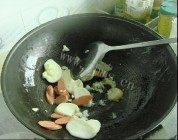 家常鸡丝炒豆腐做法图解6)