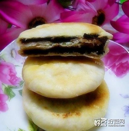 豆沙发面饼