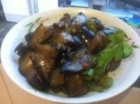 家常菜青椒茄子