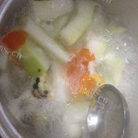 咸蛋玉米节瓜汤的做法图解四