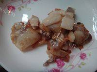 家常菜腊肉炒花菜做法图解4)