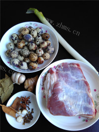 垂涎欲滴的鹌鹑蛋红烧肉做法图解2)
