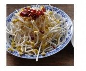 美味的黄豆芽炒粉条做法图解2)
