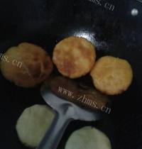 自制红薯饼做法图解7)