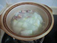 常吃不腻的咸肉冬瓜汤做法图解5)