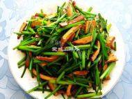 家常菜韭苔炒豆干