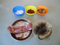美味的海参煲瘦肉汤做法图解1)