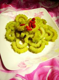 美味的蜜汁苦瓜