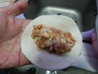 白菜猪肉煎饺做法图解17)