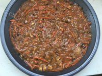 营养均衡鸡肉蔬菜饼做法图解6)