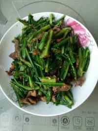 美味孜然鸡胗油麦菜做法图解6)