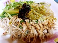 鲜香麻辣鸡丝凉面做法图解11)