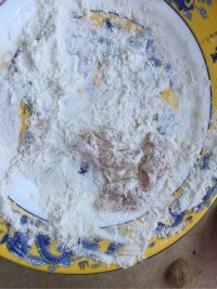 自己做的炸鸡柳做法图解4)
