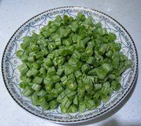 家常菜榄菜四季豆做法图解2)