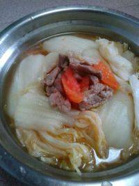 家常菜西红柿炒白菜