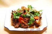 家常菜紫苏焖鸭