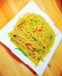 家常菜咖喱土豆丝