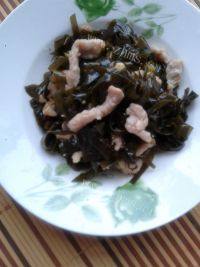 家常菜海带炒肉丝