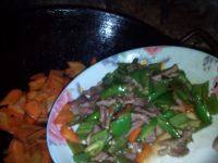 营养胡萝卜炒肉片