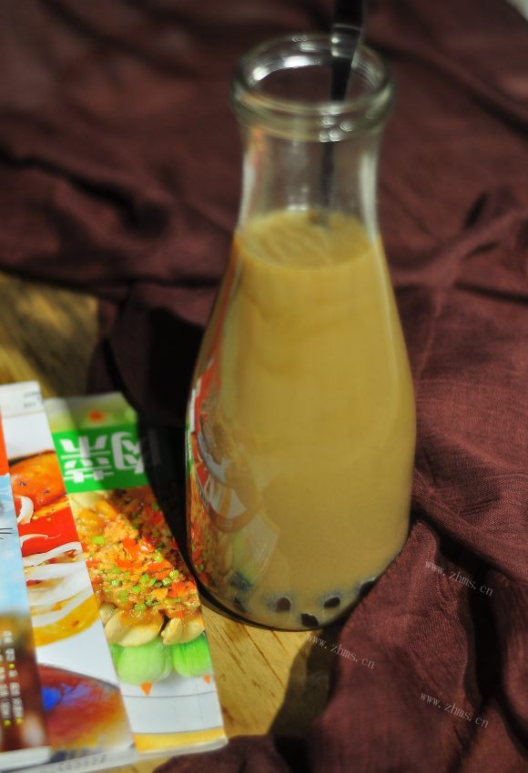 独特的自制珍珠奶茶