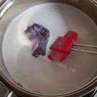 紫薯燕麦牛奶羹的做法图解一