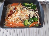 喷香芝士猪排饭做法图解10)