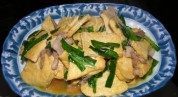 可口的韭菜炒豆腐