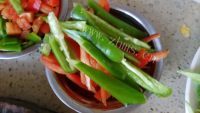 家常菜金银豆腐做法图解5)