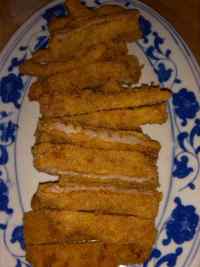 美味的炸猪排
