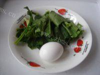 妈妈教我做菠菜鸡蛋汤做法图解1)