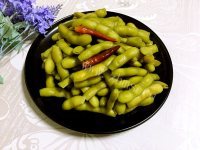 诱人的盐水毛豆做法图解4)