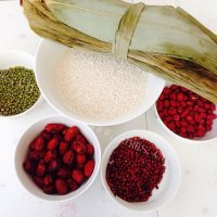 美味丰富五仁粽子做法图解1)