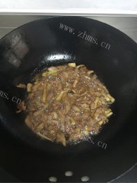 家常菜芦蒿炒肉丝做法图解5)