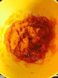 自制香甜南瓜饼做法图解3)