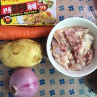 开胃的土豆咖喱鸡做法图解1)