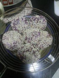 自制紫薯糯米饼