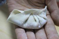 自己做的猪肉韭菜饺子做法图解19)