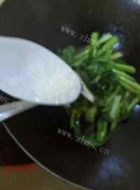 好吃的蚝油油菜花做法图解8)