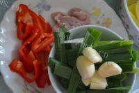 #美食记#花菜炒肉做法图解3)