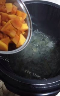 美味的木瓜银耳汤做法图解8)