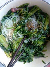 自制菠菜粉丝
